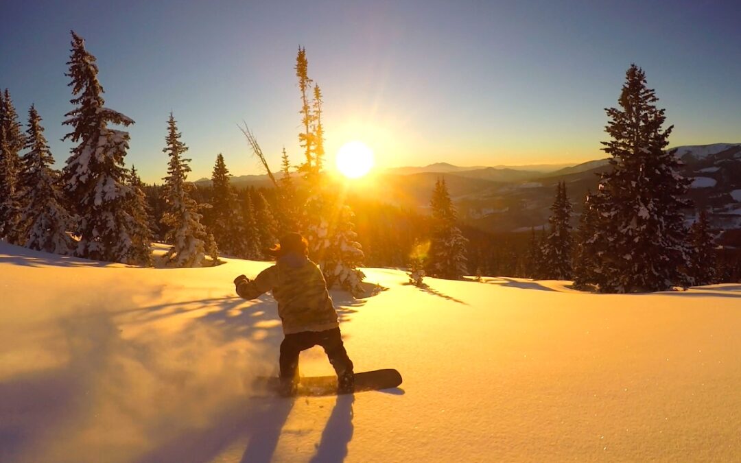 Some Colorado back country snowboarding.